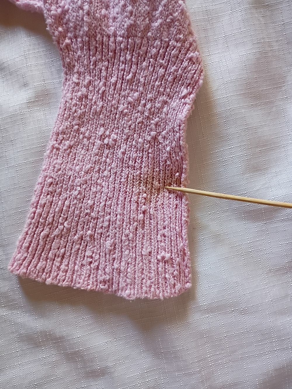 Free  People Oversize  Pink Textured Button-Front Cardigan Size M - Picture 12 of 15